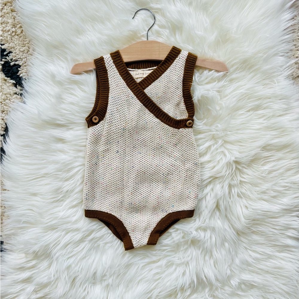 Fin & Vince Knit Confetti Romper